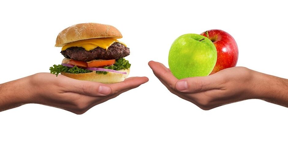 ကျန်းမာရေးနှင့် မညီညွတ်သော အစားအစာများကြား ရွေးချယ်မှု